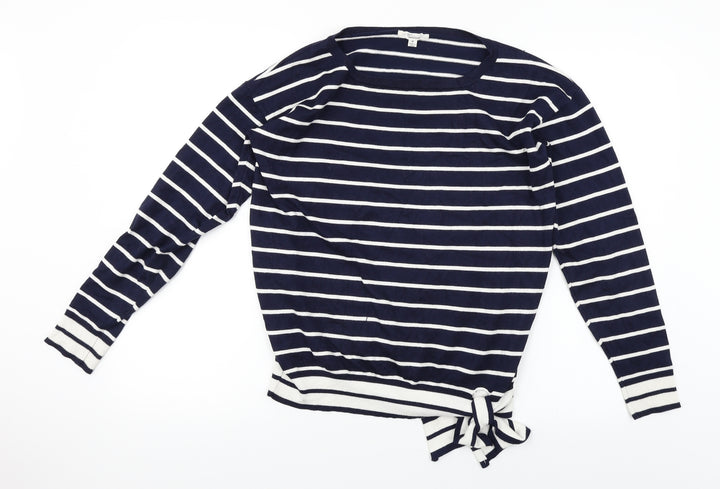 89th & Madison Womens Blue   Pullover Jumper Size M