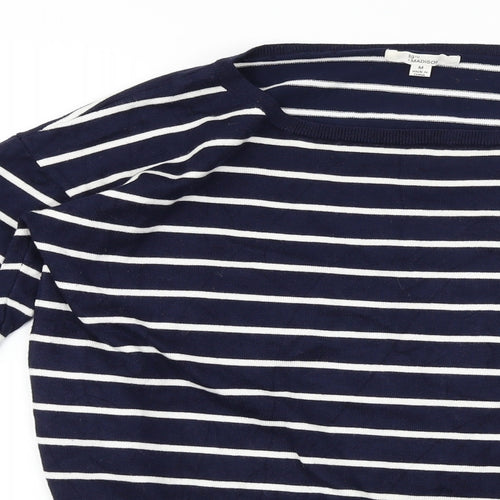 89th & Madison Womens Blue   Pullover Jumper Size M