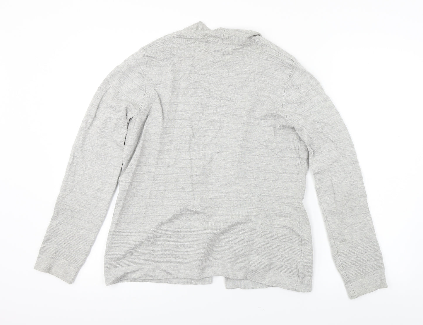 Country Casuals  Womens Grey Striped  Cardigan Jumper Size M