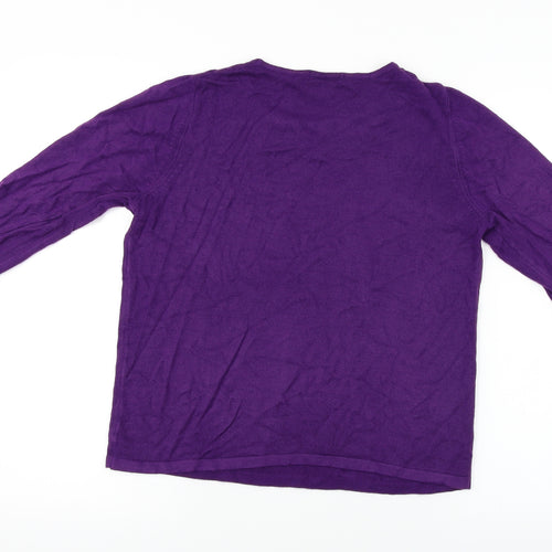 Marks and Spencer  Womens Purple   Pullover Jumper Size 14