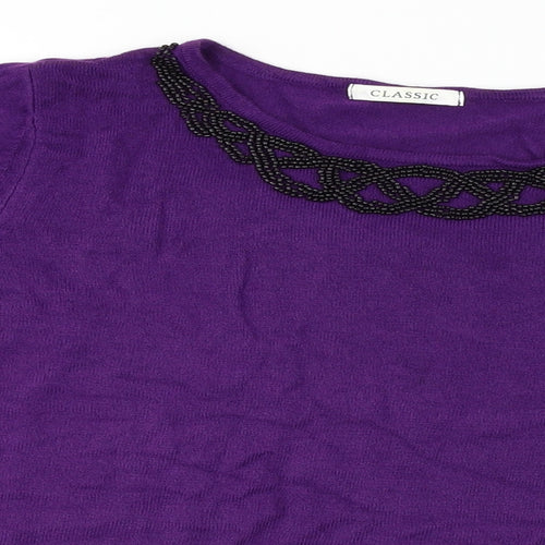 Marks and Spencer  Womens Purple   Pullover Jumper Size 14