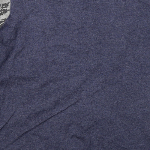 Cristina  Womens Blue Floral  Pullover Jumper Size XL