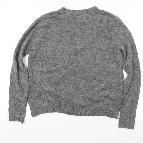 H&M  Womens Grey   Pullover Jumper Size XS
