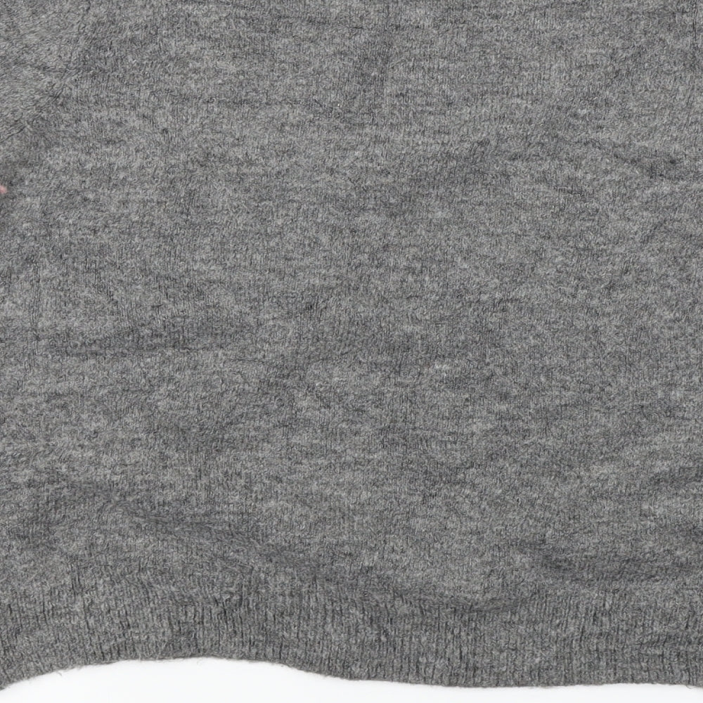 H&M  Womens Grey   Pullover Jumper Size XS