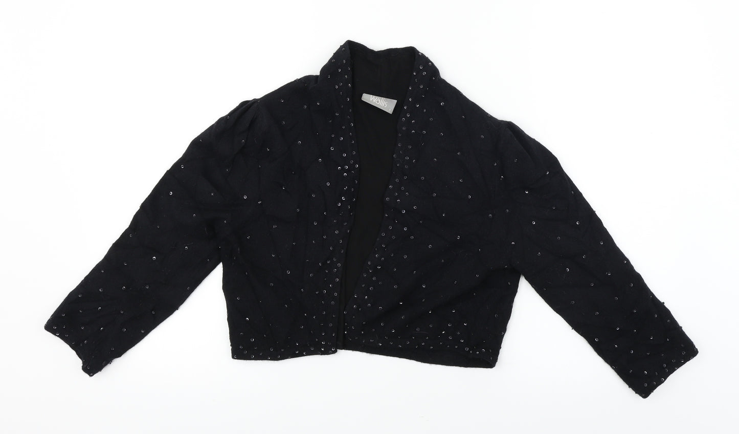 Wallis Womens Black   Cardigan Jumper Size 8