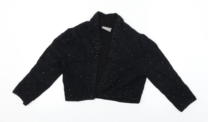 Wallis Womens Black   Cardigan Jumper Size 8