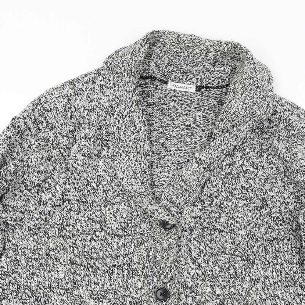 Damart  Womens Grey   Cardigan Jumper Size 14