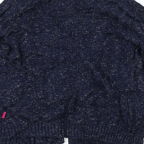 Nutmeg  Girls Blue   Cardigan Jumper Size 10 Years