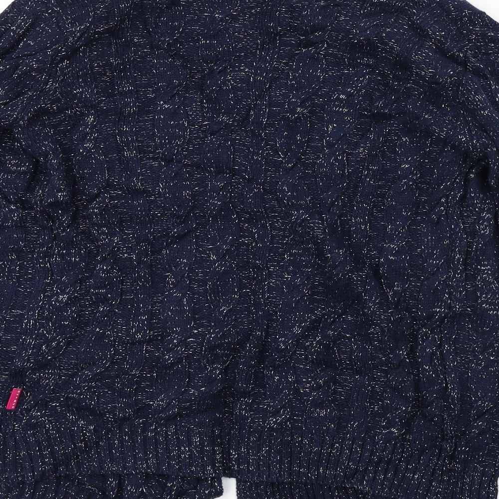 Nutmeg  Girls Blue   Cardigan Jumper Size 10 Years