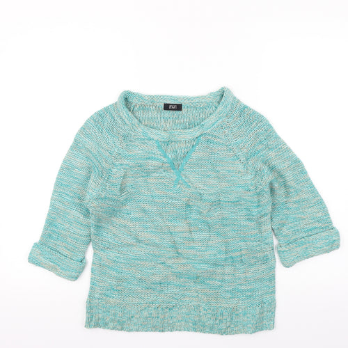 F&F Womens Gold   Pullover Jumper Size 6