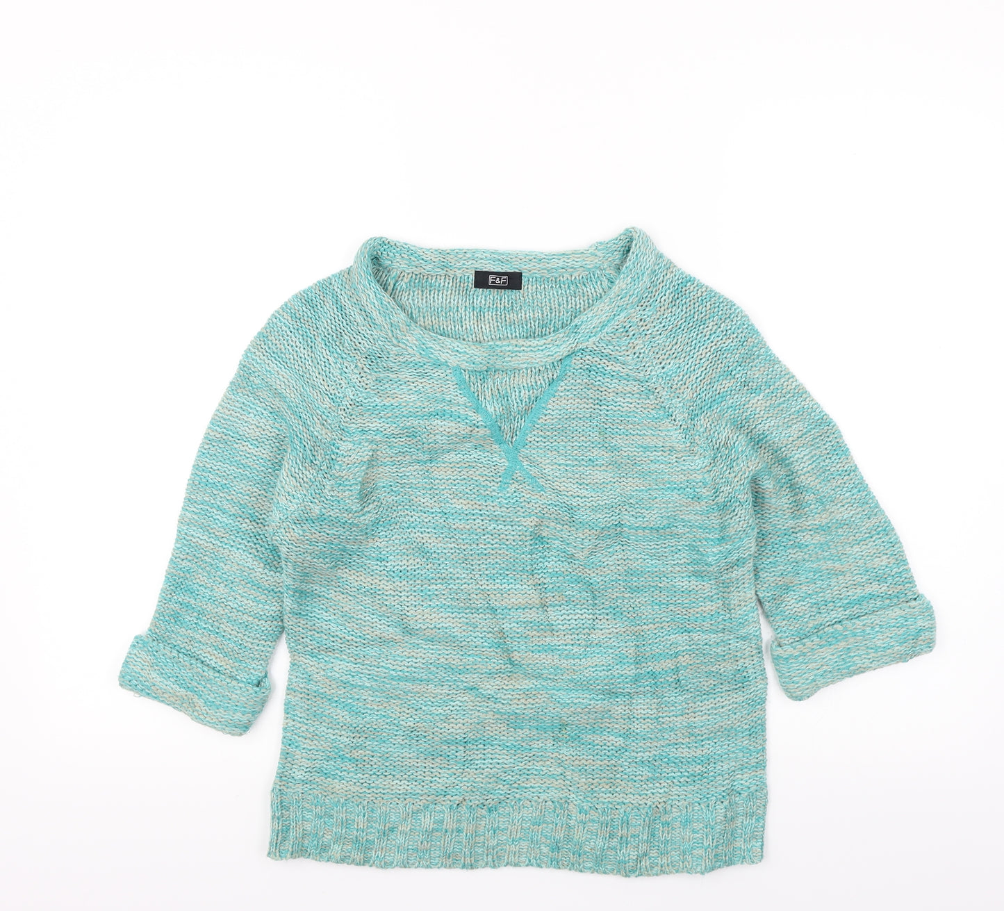 F&F Womens Gold   Pullover Jumper Size 6