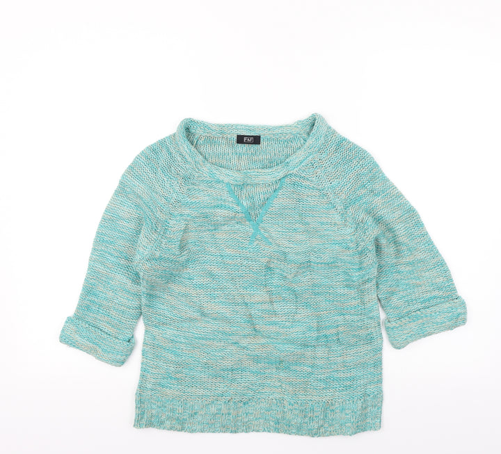 F&F Womens Gold Pullover Jumper Size 6