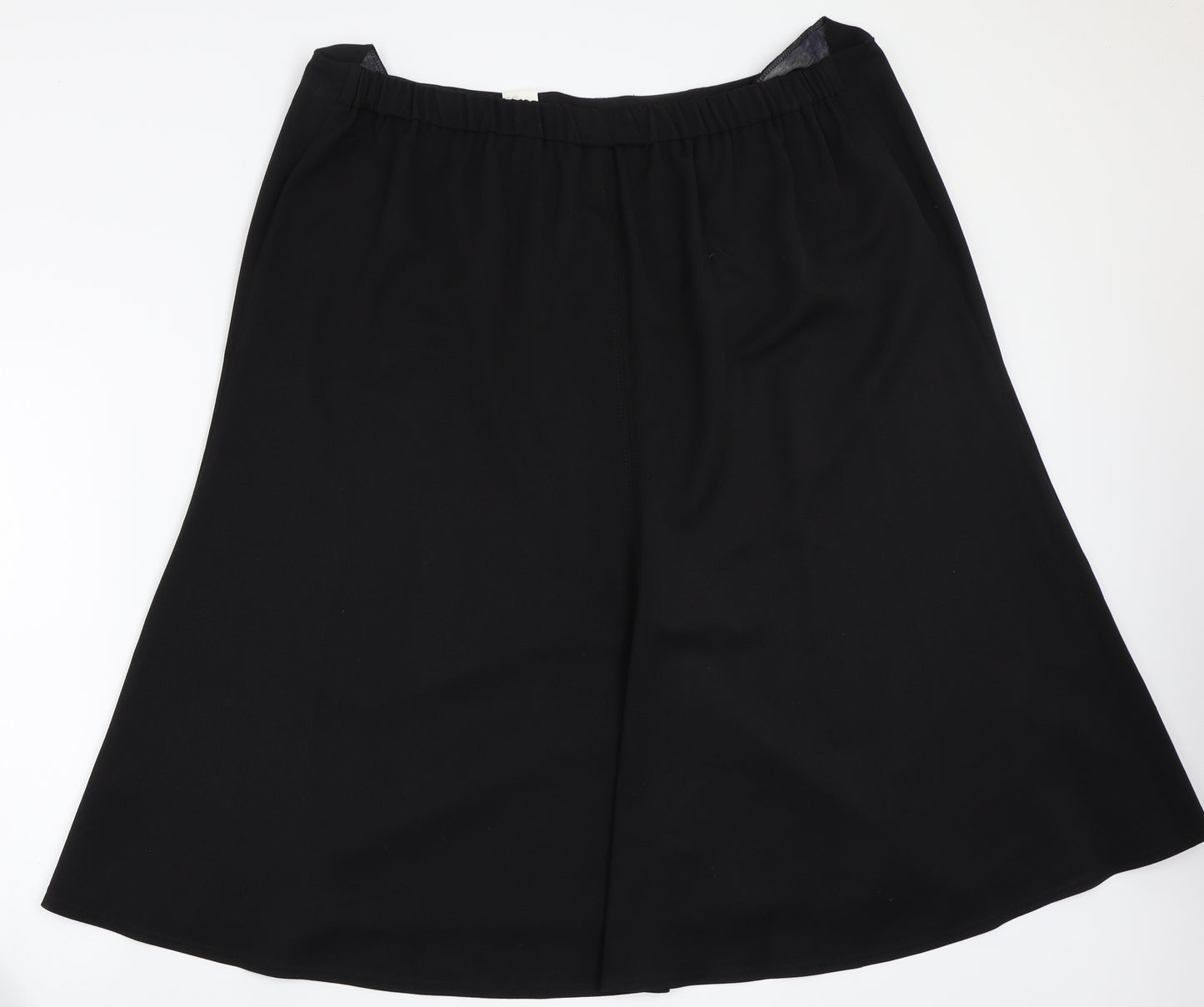 Evans Womens Black   A-Line Skirt Size 24