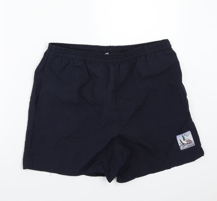 Rm Womens Black   Bermuda Shorts Size L