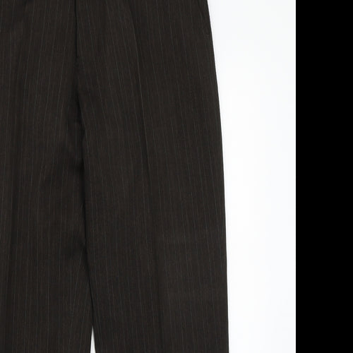 Taylor & Wright Mens Brown Striped  Trousers  Size 34 L29 in