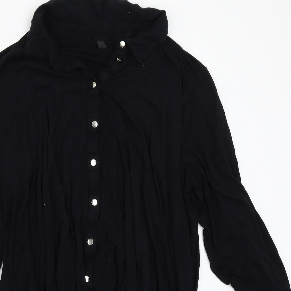 Yours Womens Black   Basic Blouse Size 24