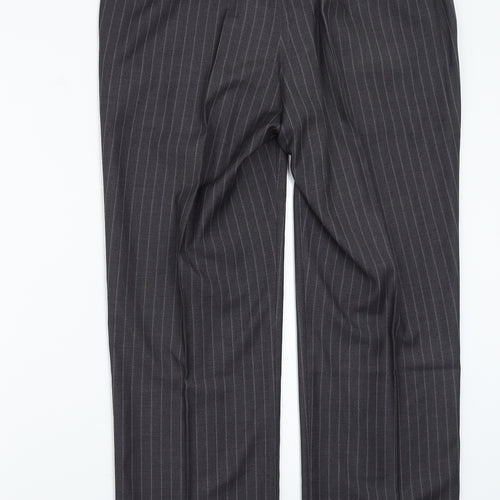 F&F Mens Grey Striped  Trousers  Size 34 L30 in