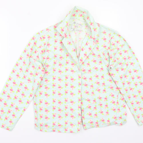 Sleep essentials Womens Blue Floral  Top Pyjama Top Size 10