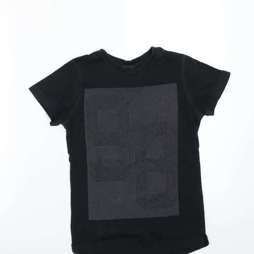 NEXT Boys Black   Basic T-Shirt Size 7 Years