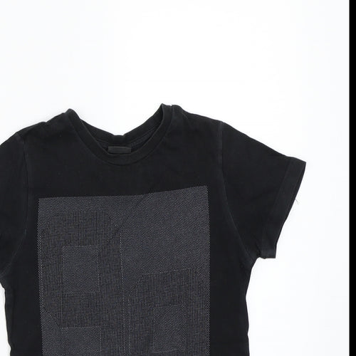 NEXT Boys Black   Basic T-Shirt Size 7 Years