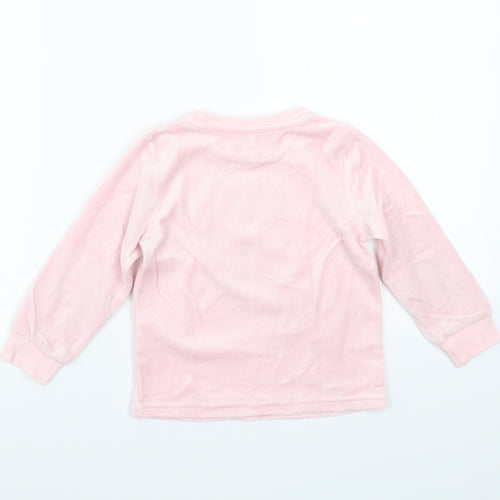 Preworn Girls Pink   Top Pyjama Top Size 4-5 Years