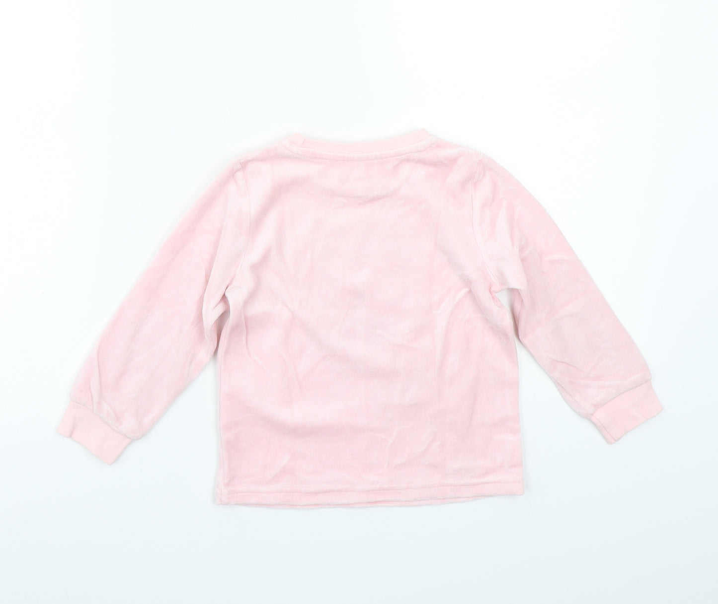 Preworn Girls Pink   Top Pyjama Top Size 4-5 Years