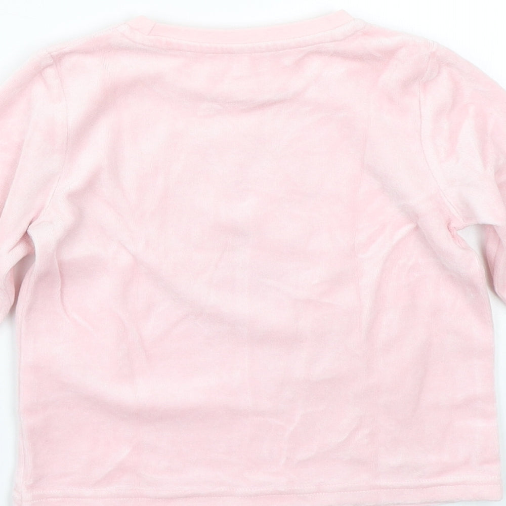 Preworn Girls Pink   Top Pyjama Top Size 4-5 Years
