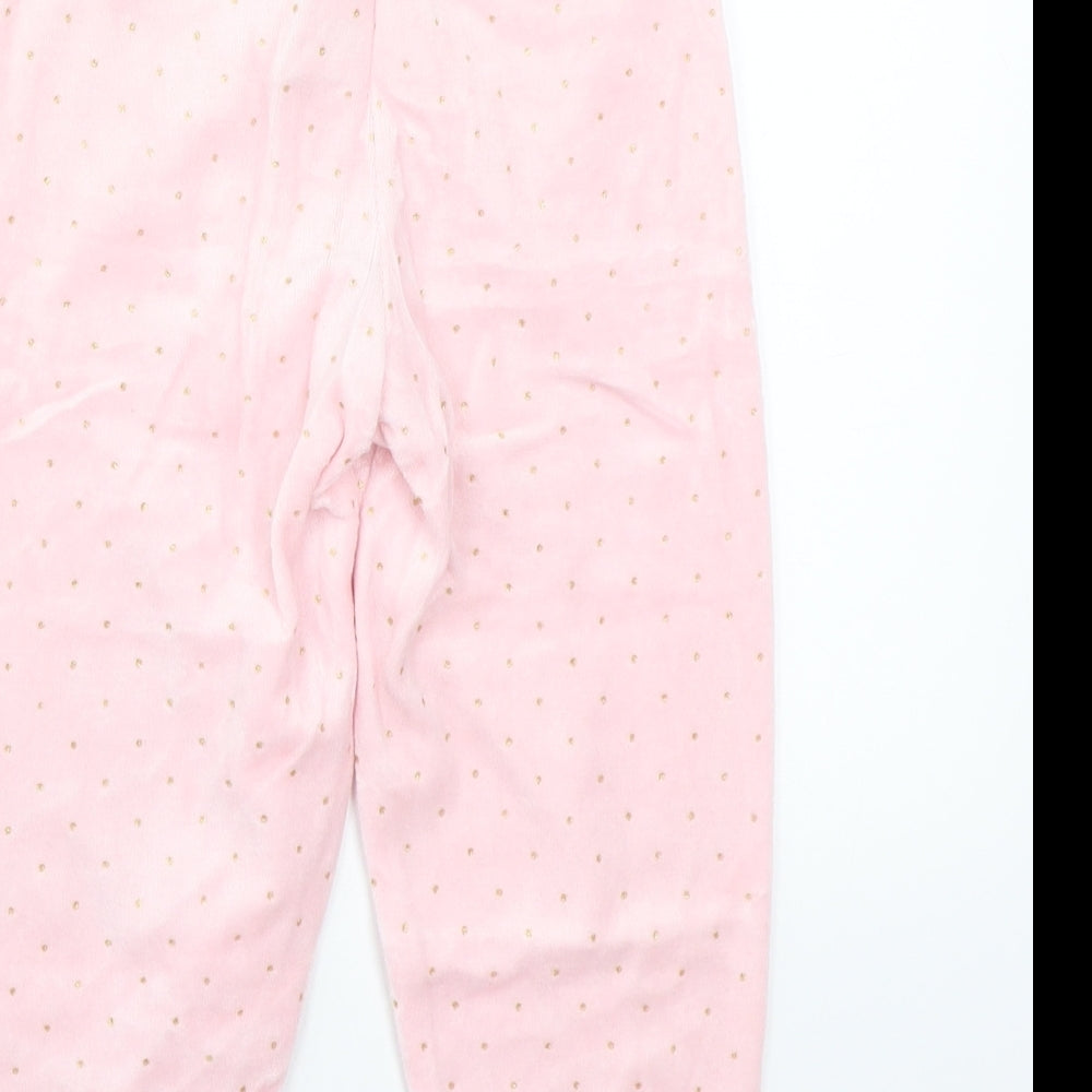 Preworn Girls Pink   Top Pyjama Pants Size 4-5 Years