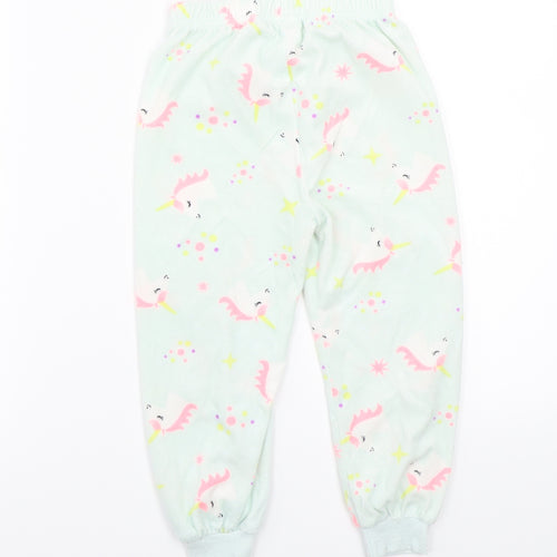 Primark Girls Green   Capri Pyjama Pants Size 3-4 Years