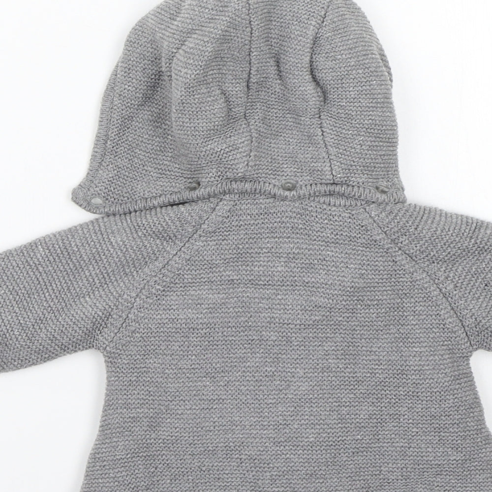 Obaibi Baby Grey   Jacket Coatigan Size 3-6 Months