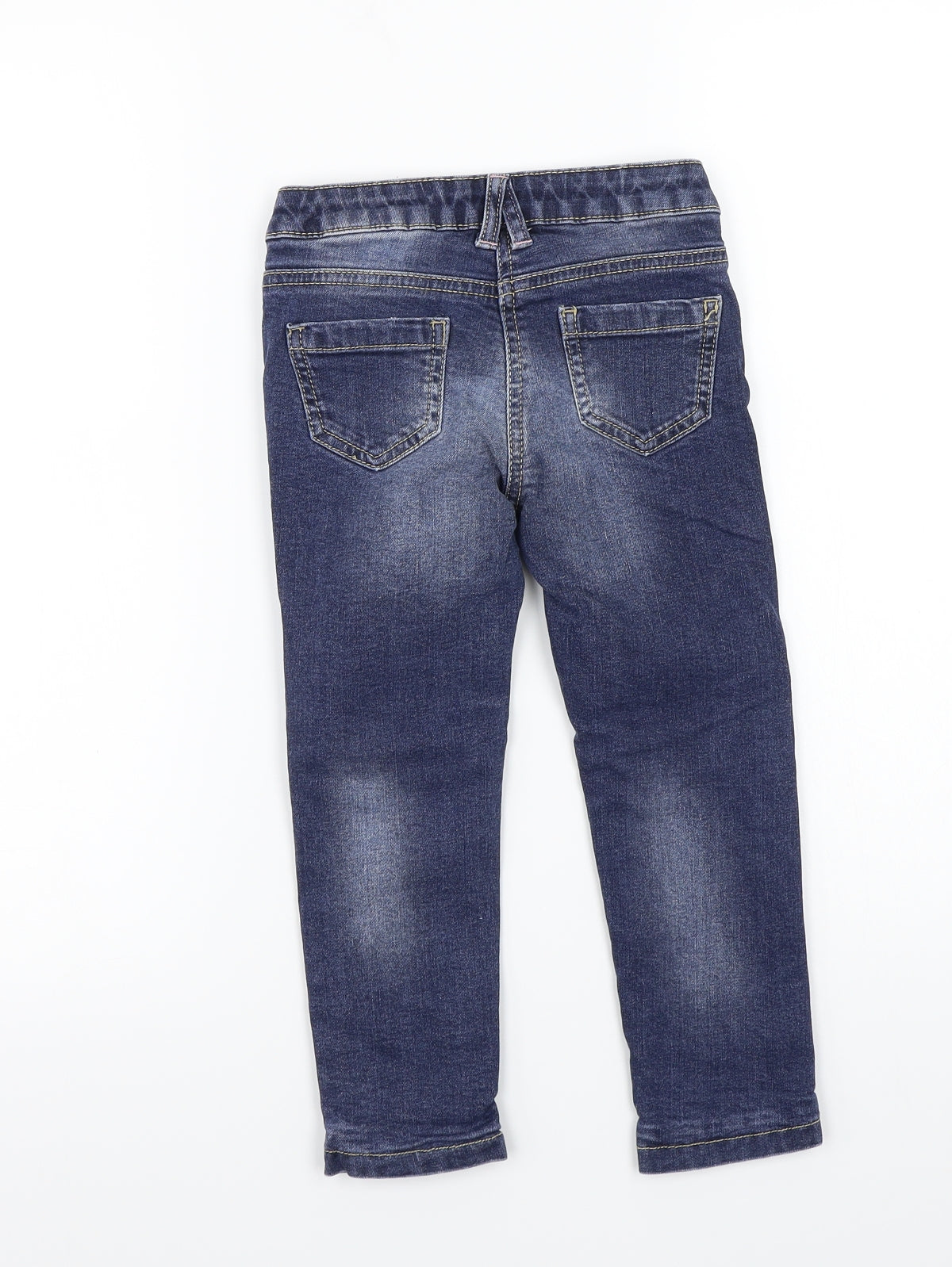 F&F Girls Blue Floral  Skinny Jeans Size 4-5 Years