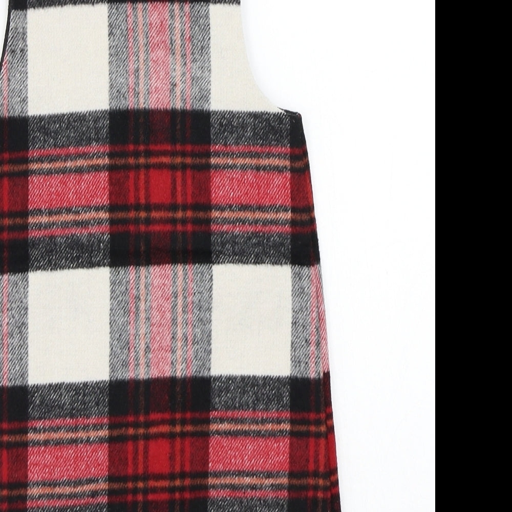 F&F Girls Red Check  A-Line  Size 3-4 Years