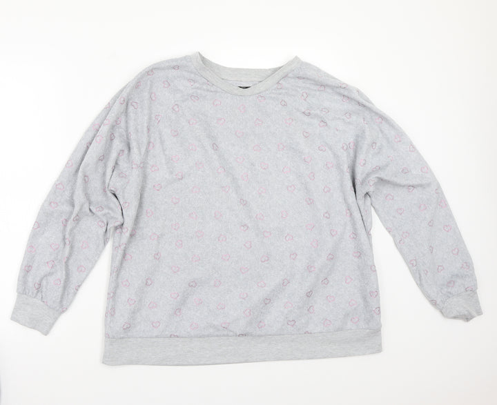 F&F Womens Grey Pullover Jumper Size L