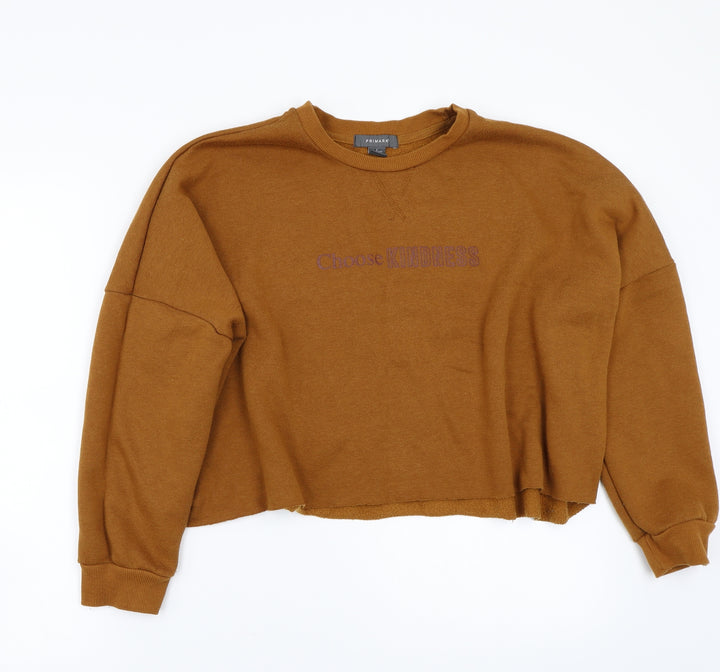 Primark Womens Brown Pullover Jumper Size L