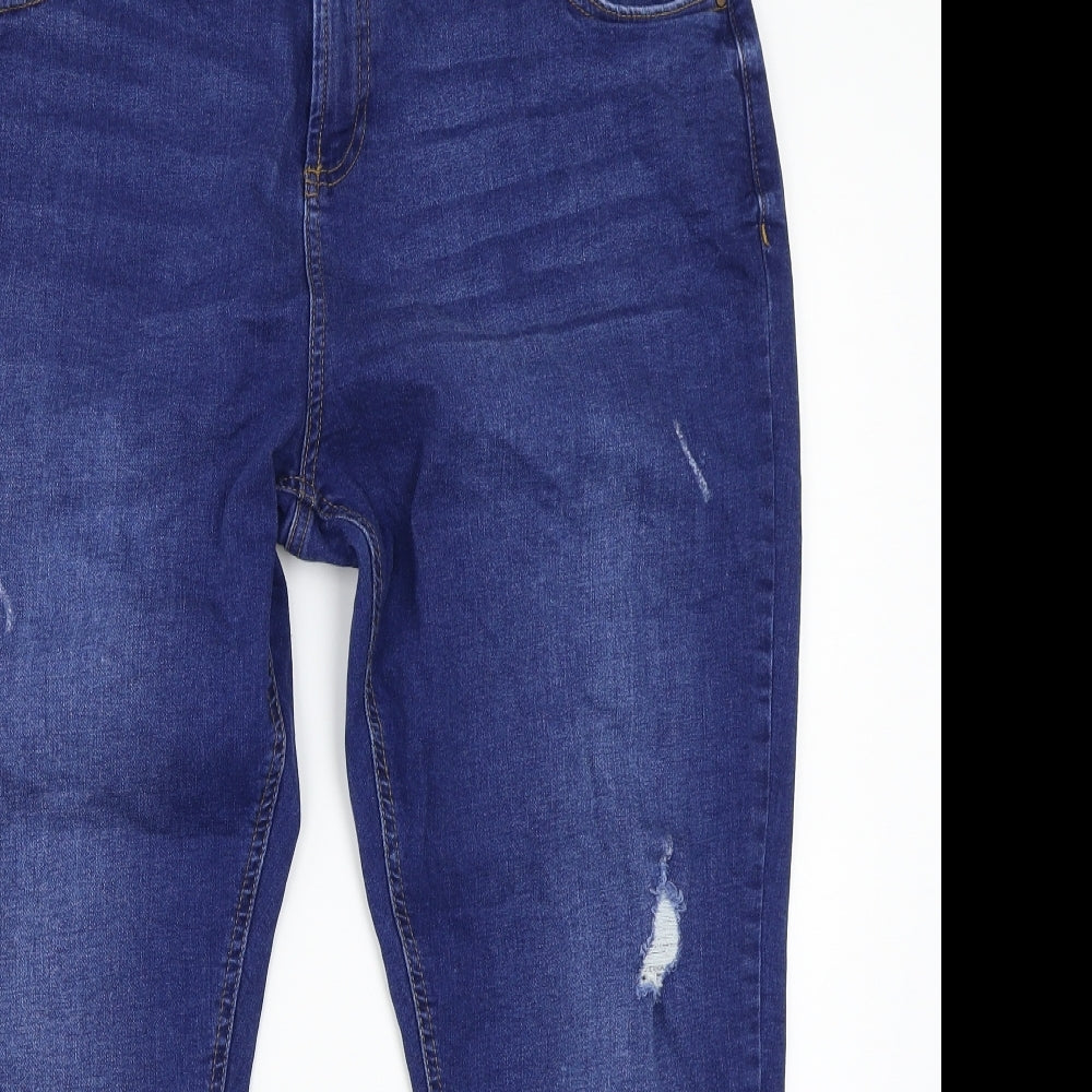 Dorothy Perkins Womens Blue   Straight Jeans Size 18 L24 in