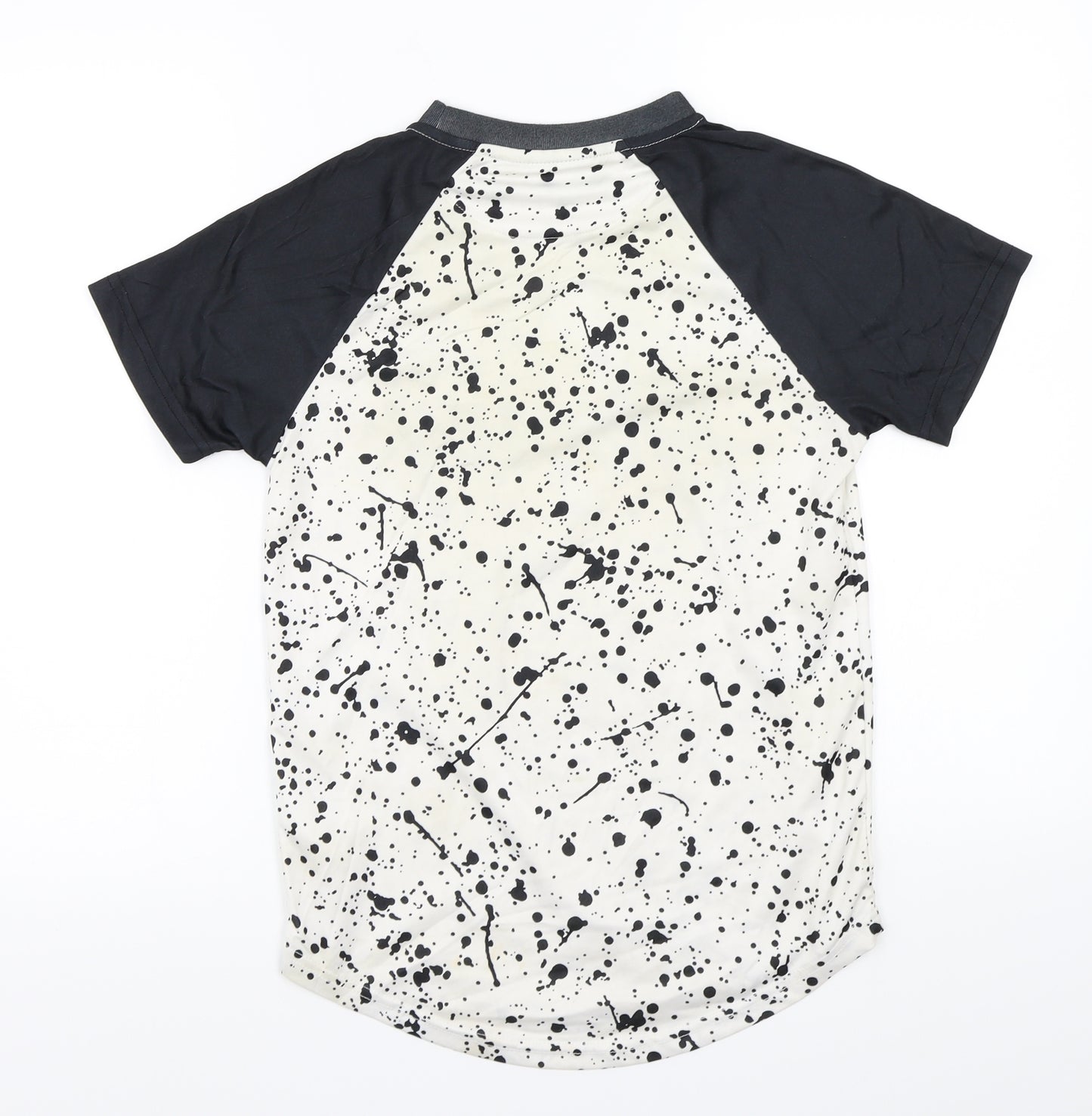 Hersey Boys White  Rayon Basic T-Shirt Size 13 Years