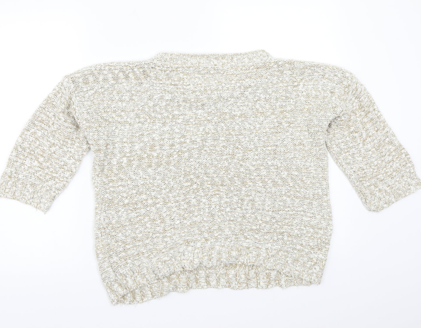 BM Womens Beige   Pullover Jumper Size S