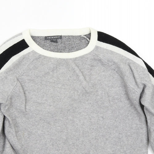 Primark Boys Grey   Pullover Jumper Size 13 Years