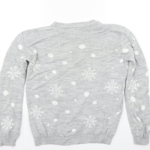 Gazelle Womens Grey   Pullover Jumper Size M
