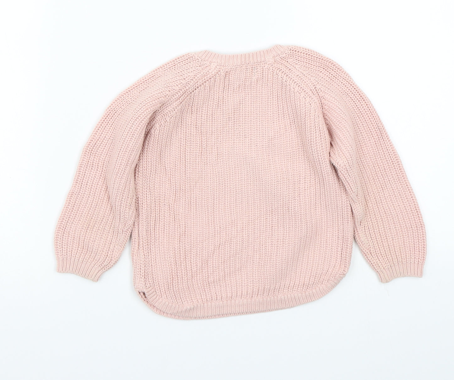 Primark Girls Pink   Pullover Jumper Size 2 Years
