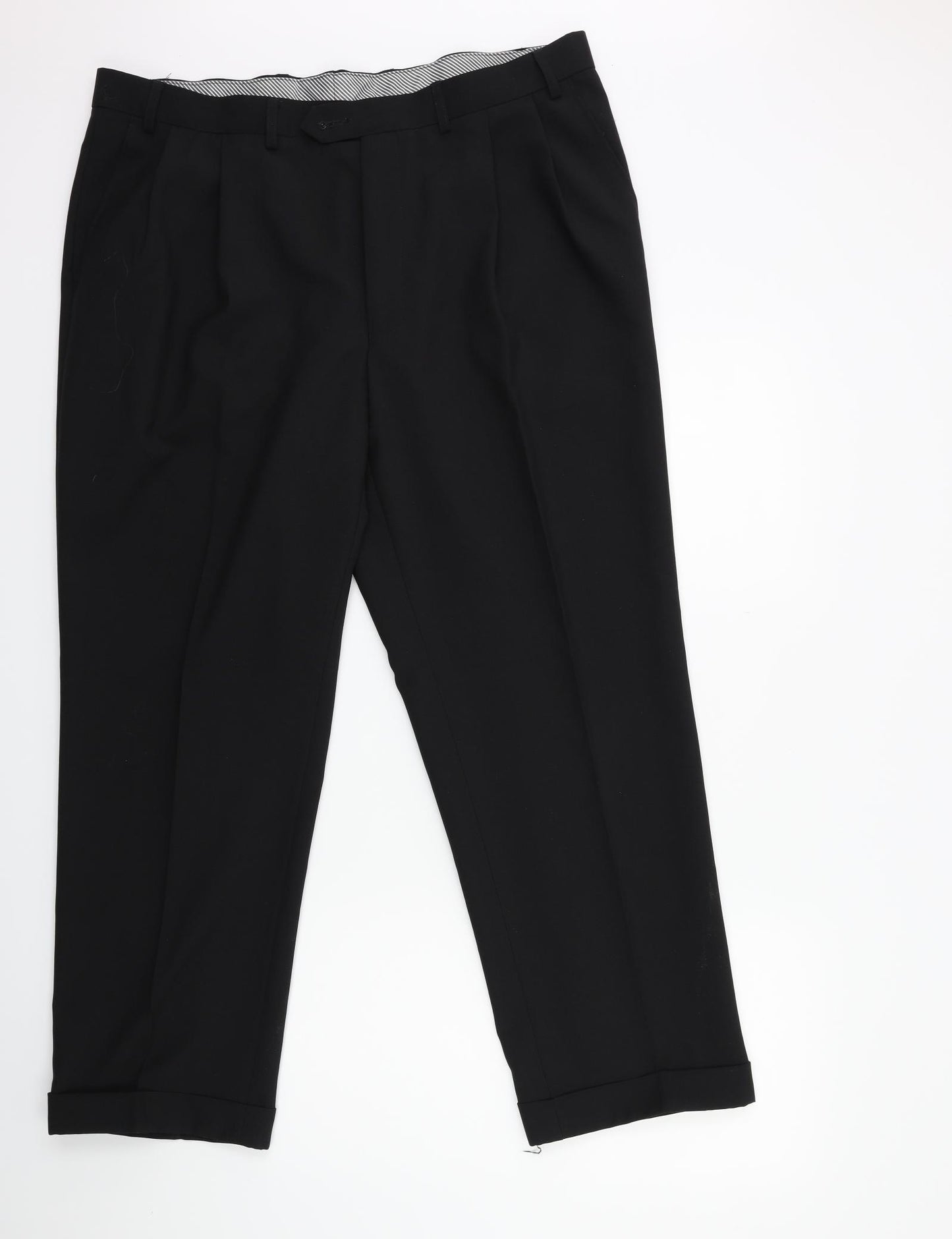NEXT Mens Black   Trousers  Size 40 in L29 in