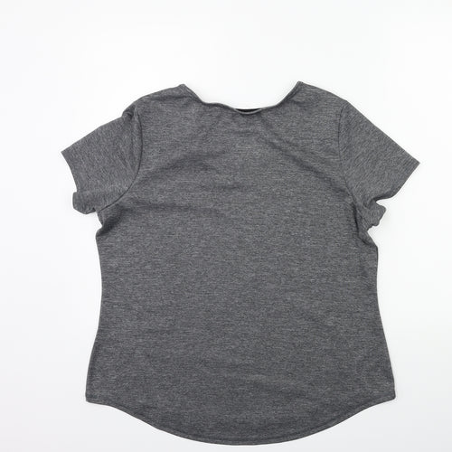 Marks and Spencer Womens Grey   Basic T-Shirt Size 18