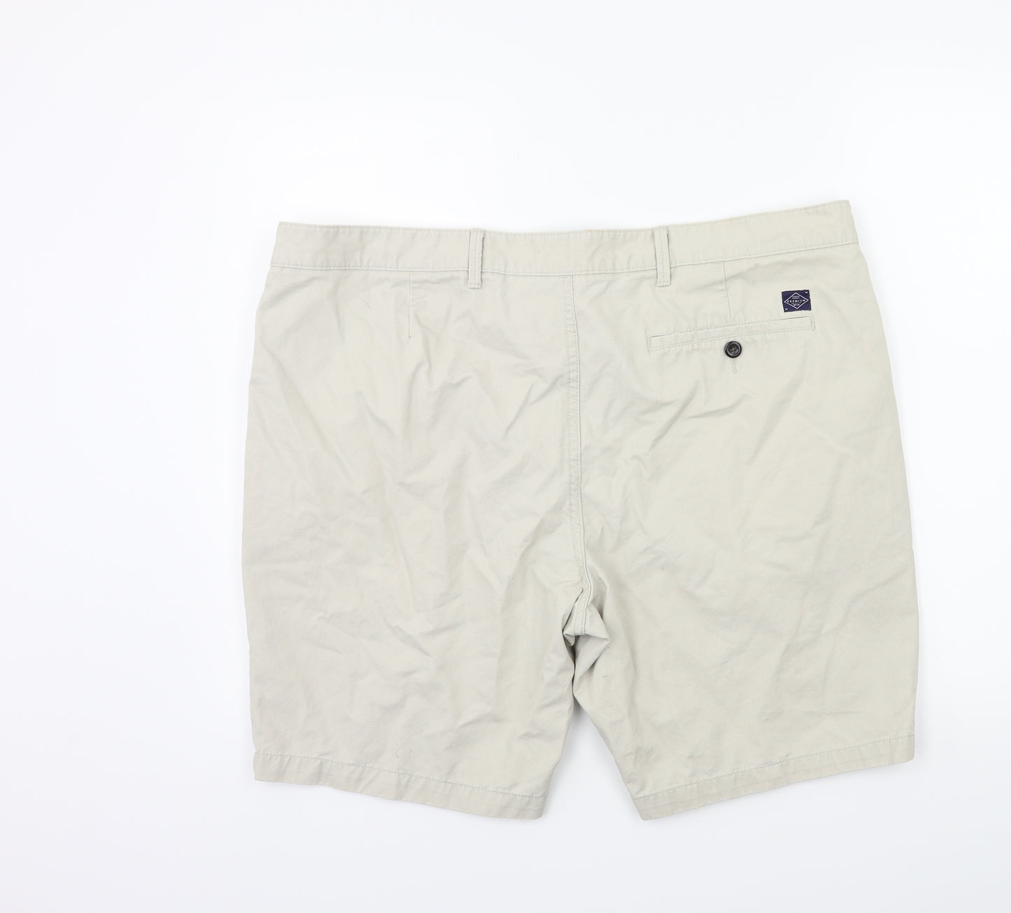 Marks and Spencer Mens Beige   Chino Shorts Size 42 in