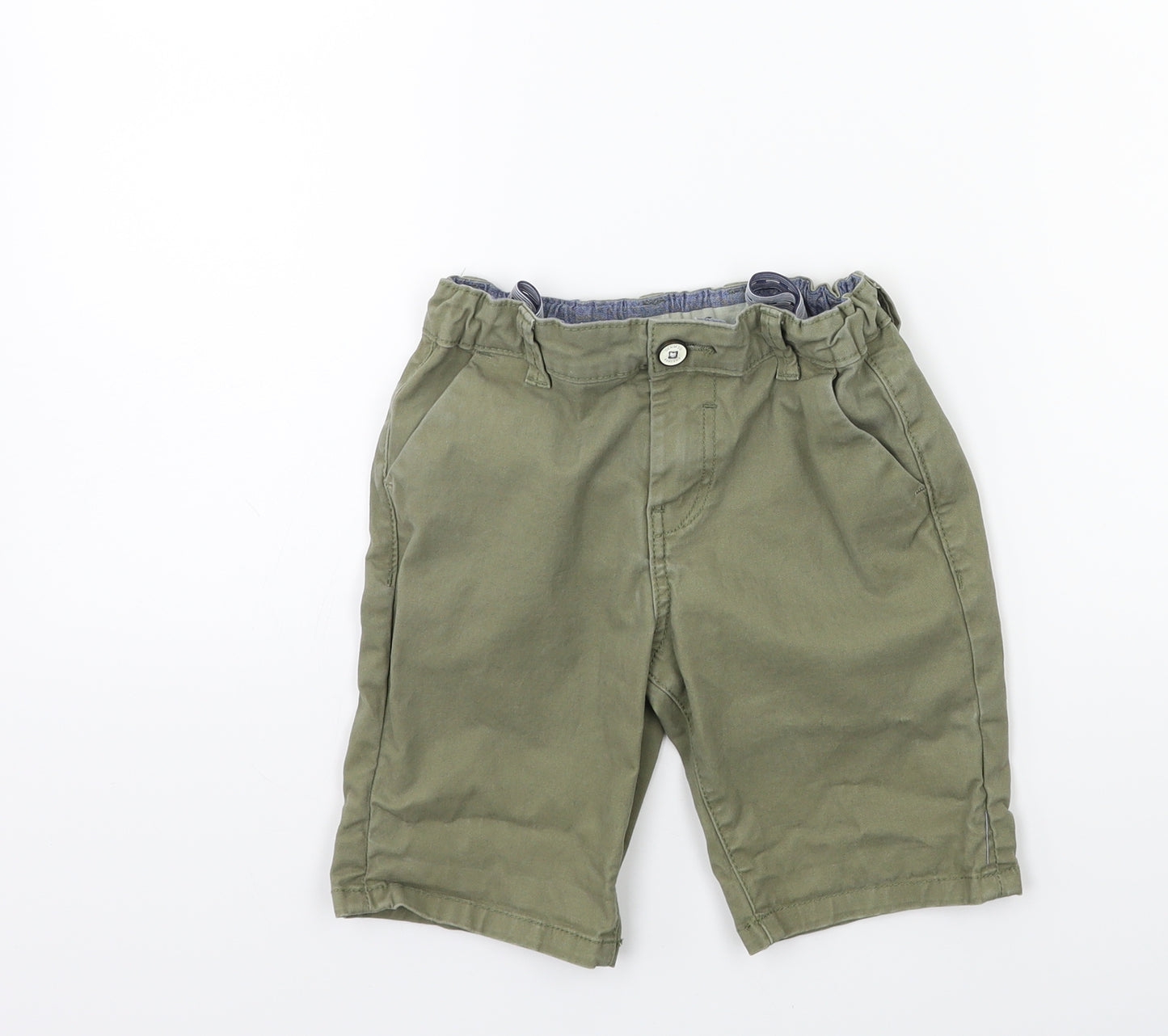 Denim & Co. Boys Green   Chino Trousers Size 6-7 Years