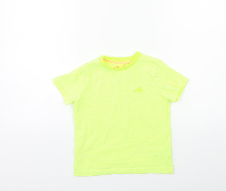 F&F Boys Yellow   Basic T-Shirt Size 4-5 Years