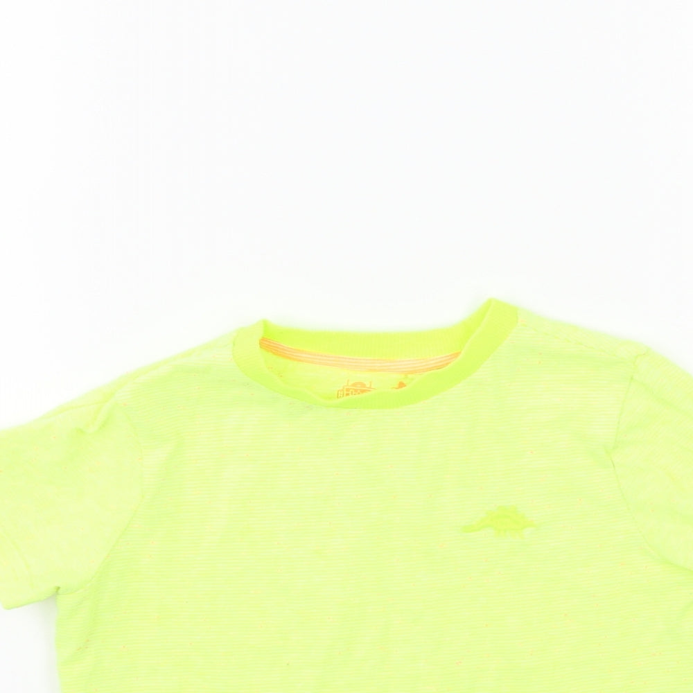 F&F Boys Yellow   Basic T-Shirt Size 4-5 Years