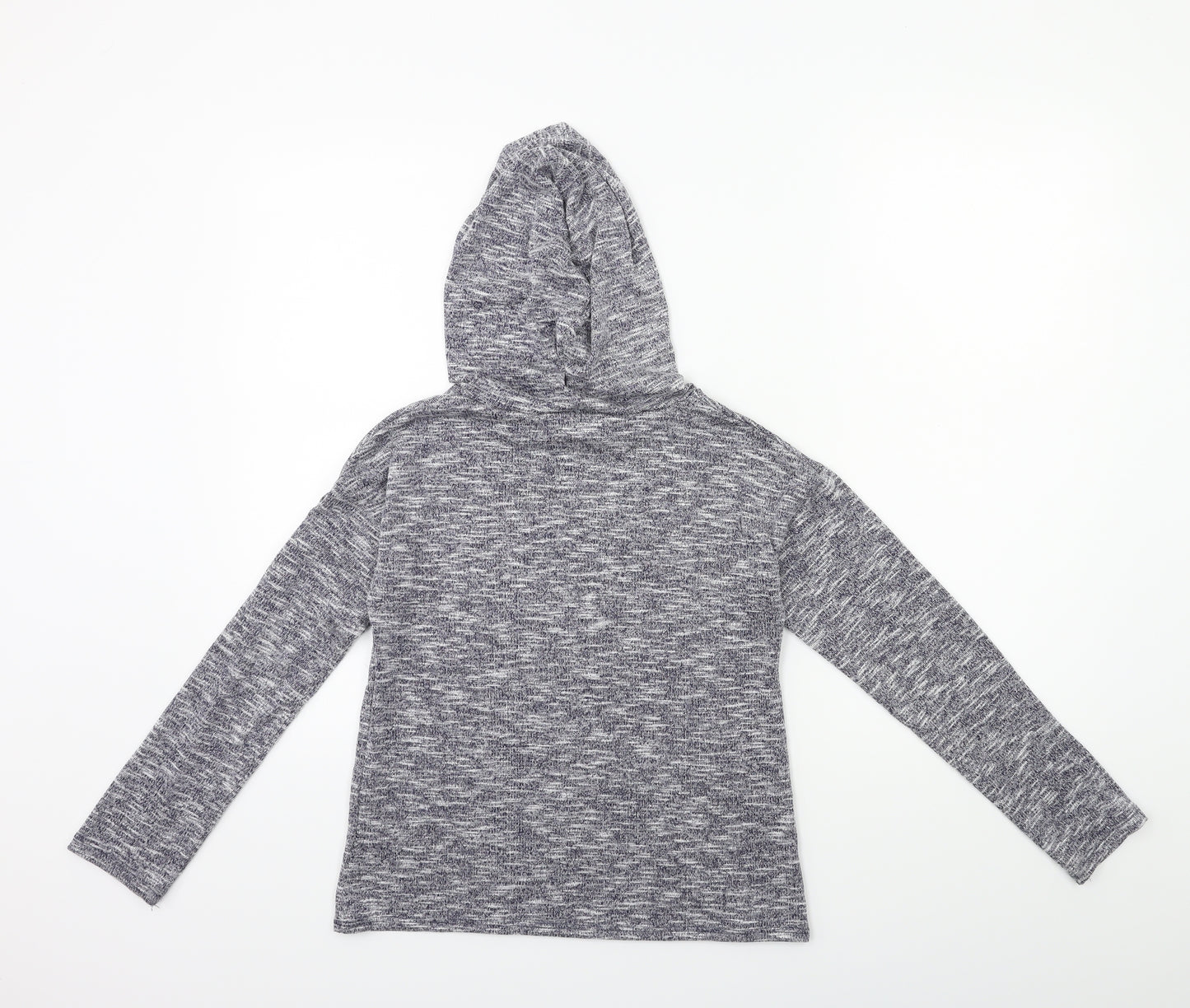 Matalan Girls Grey  Rayon Pullover Hoodie Size 10 Years