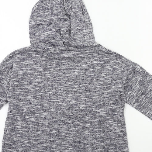 Matalan Girls Grey  Rayon Pullover Hoodie Size 10 Years