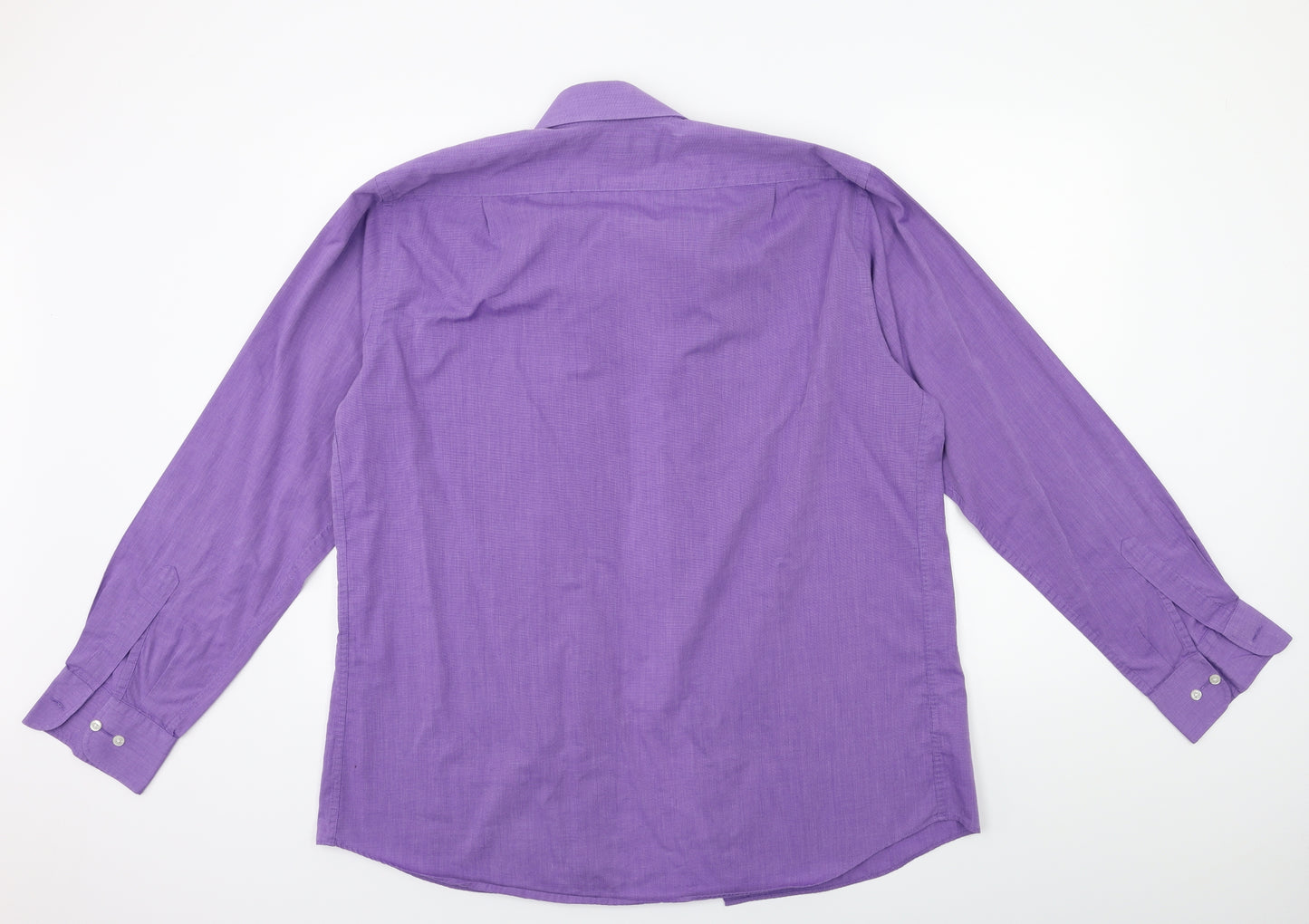 Marks and Spencer Mens Purple    Dress Shirt Size 16.5