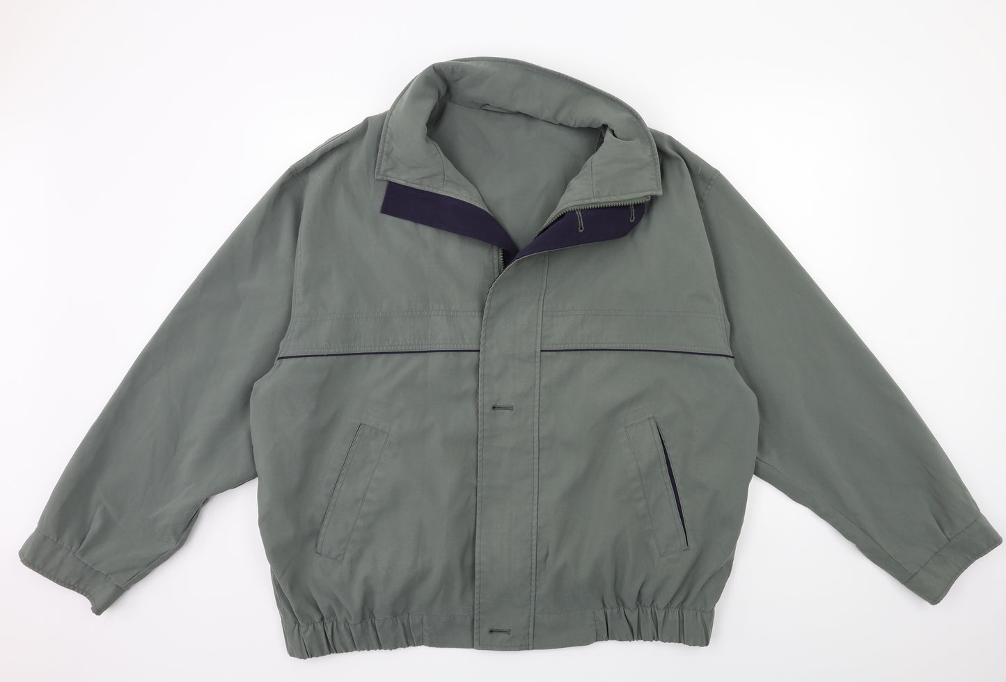 BHS Mens Green   Bomber Jacket Coat Size XL